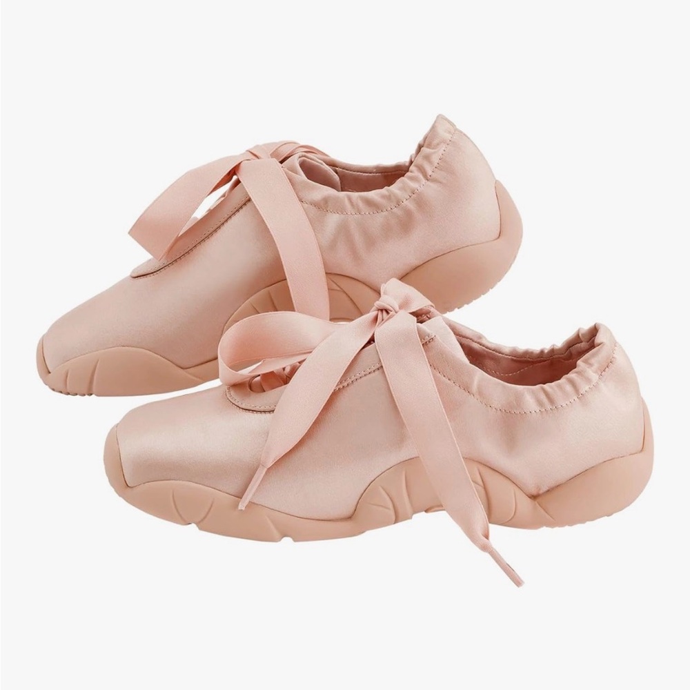 Pink Ballet Sneakers - Picture 2 of 9